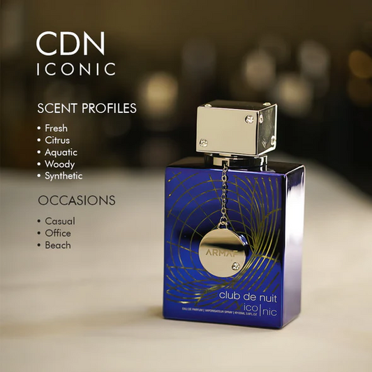 Club De Nuit Iconic EDP - 105ML (3.6 OZ) HOMBRES DE ARMAF