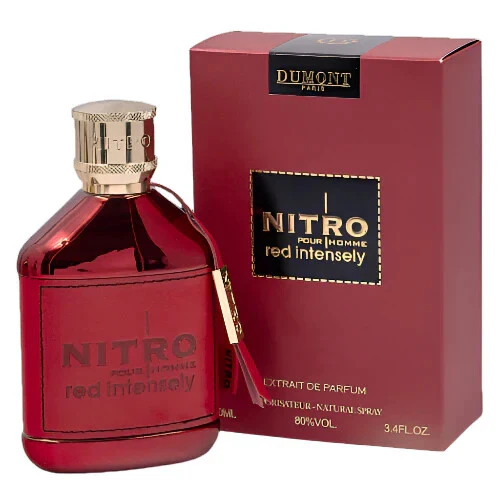 NITRO RED INTENSELY MEN EDP - 100ML (3.4oz) By DUMONT